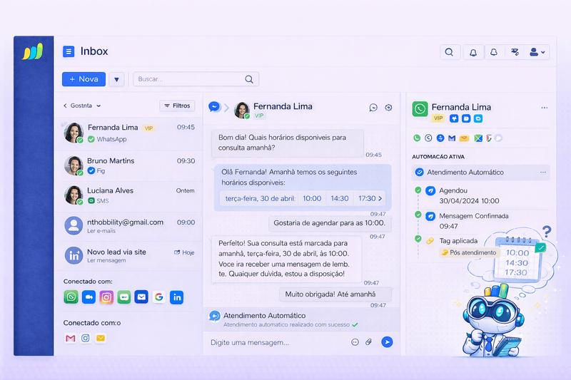 WhatsApp do cartório respondendo 24h — sem ninguém de plantão